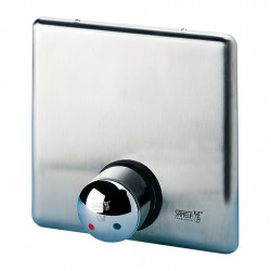 Sprchová armatura bez piezo tlačítka s průtokoměrem - pro dvě vody, regulace směšovací baterií